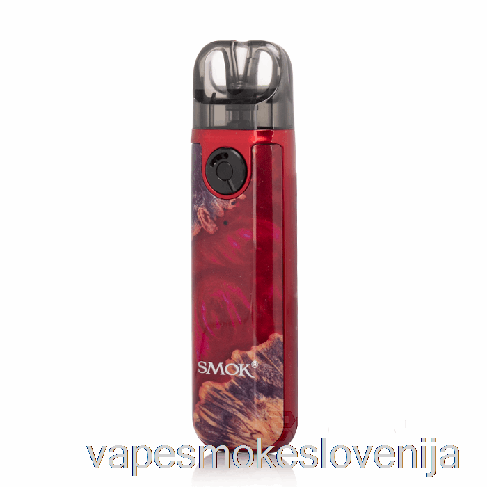 Vape Slovenija Smok Novo 4 Mini 25w Kit Rdeč Stabilizacijski Les